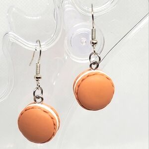 7/$10 Macaroon Cookie Earrings, New